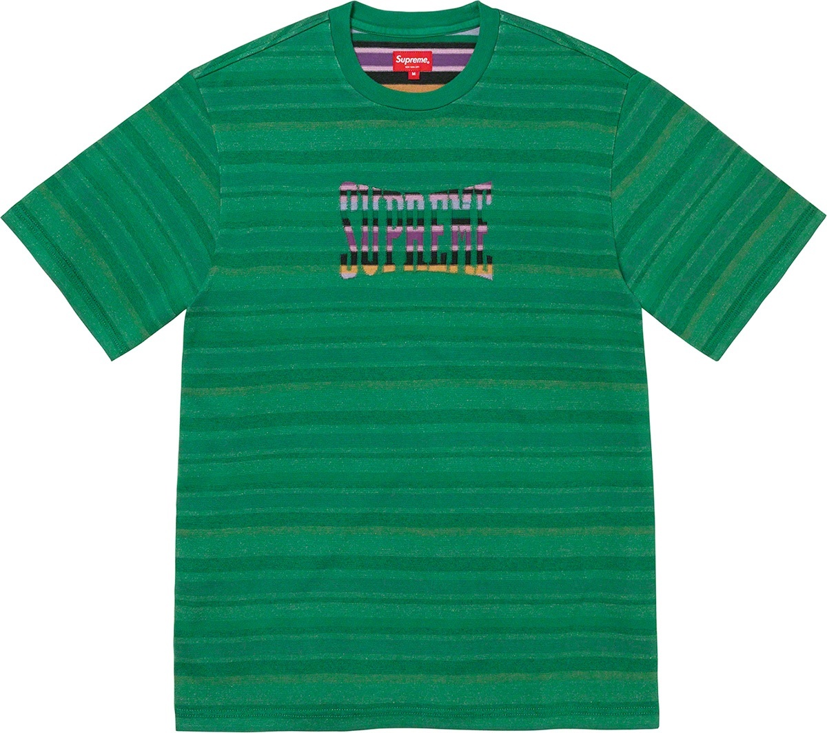 Inverted Stripe S/S Top view 3